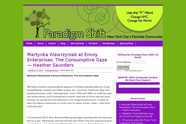 Site using Constant Contact WordPress Widget plugin