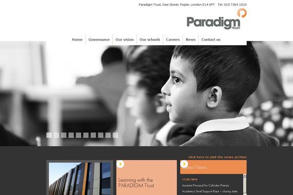 paradigmtrust.org site used Paradigmcore