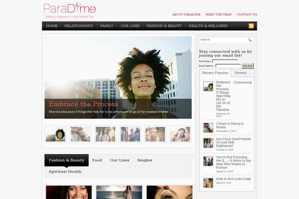 Identity theme site design template sample