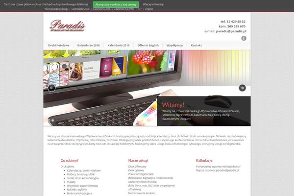 paradis.pl site used Modernize v3.12