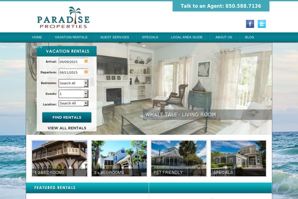 Parkcity theme site design template sample
