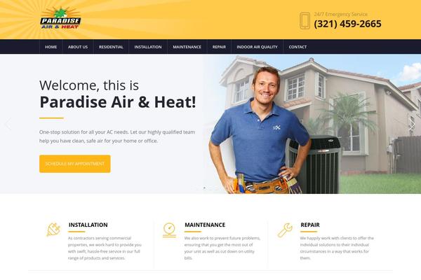 Site using Ajax-portfolio plugin