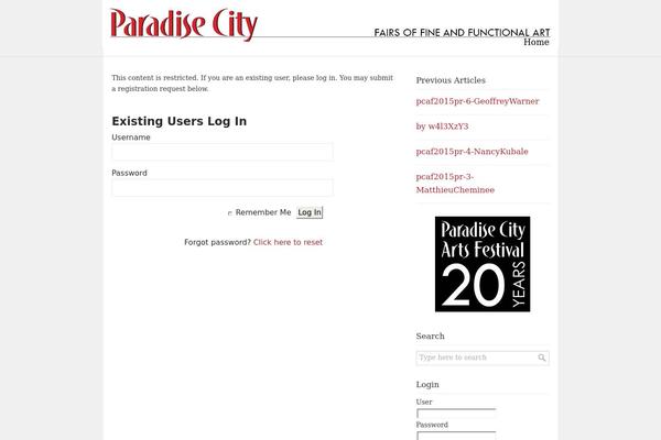 Site using Tickera plugin