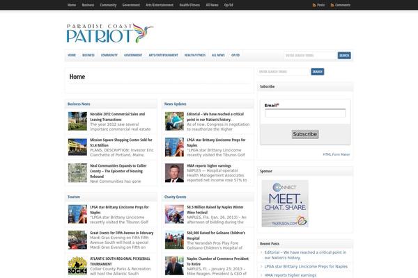 Wp-clear320 theme site design template sample