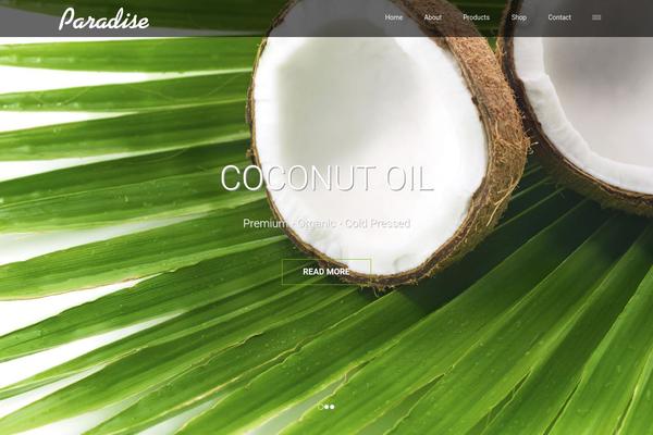 paradisecoconutoil.com site used Enter