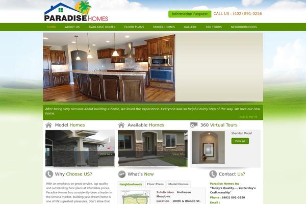 paradisehomesomaha.com site used Paradisehome