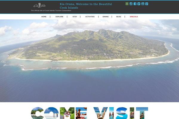 cookislands theme websites examples