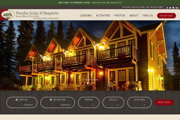 Chimera-framework theme site design template sample