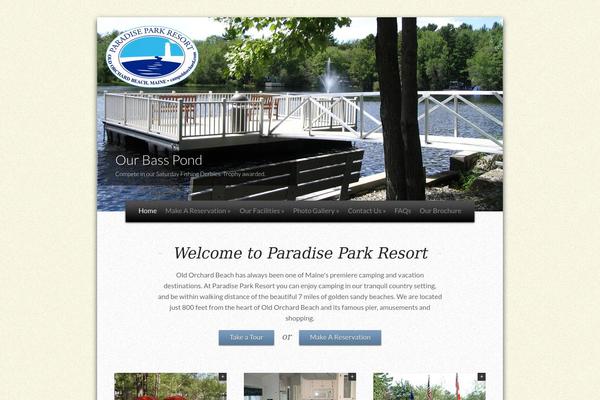 paradiseparkresort.com site used Paradisepark