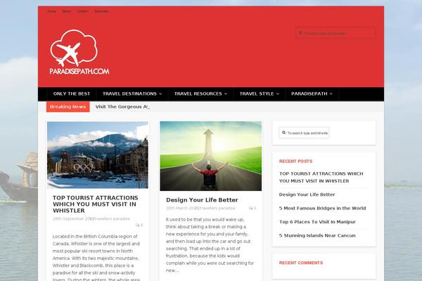 Tdmagazine theme site design template sample