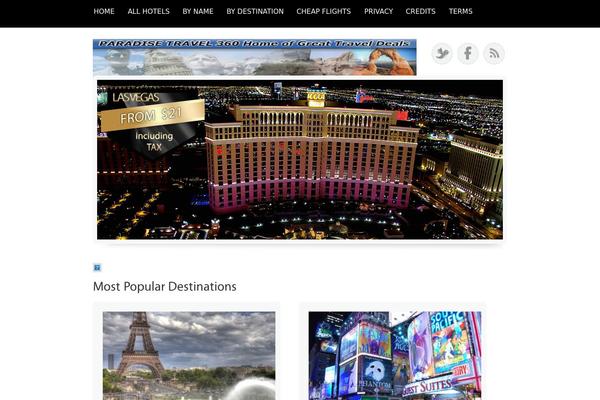 paradisetravel360.com site used Wptraveldeluxepro