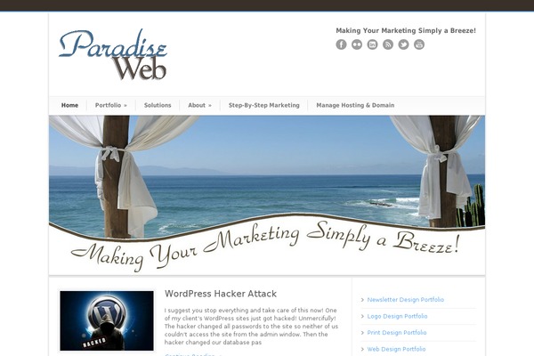 Modernize theme site design template sample