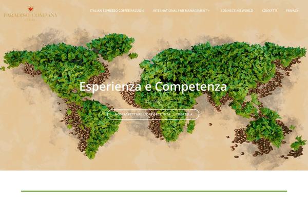 paradisocompany.com site used Colibri WP
