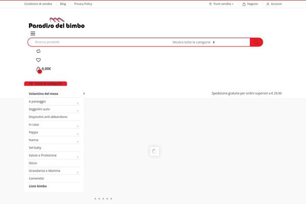 Electro theme site design template sample