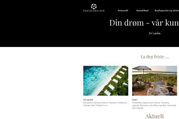 paradisreiser.no site used Paradis