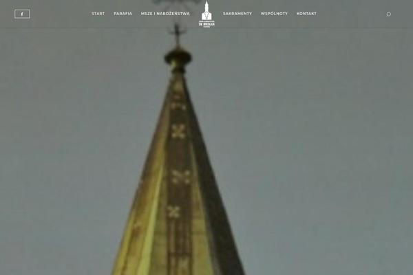 Chapel theme site design template sample