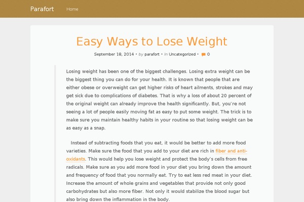 Esperanza Lite theme site design template sample