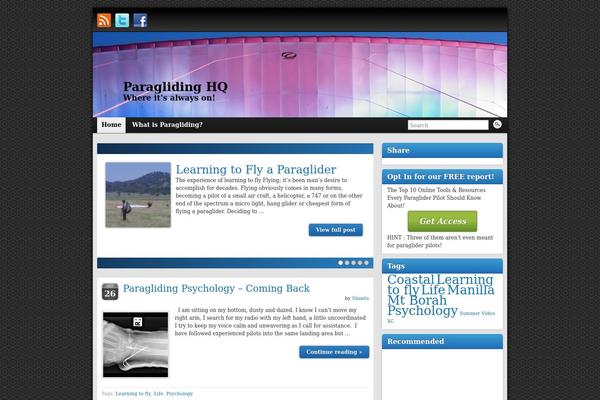 Site using Facebook plugin