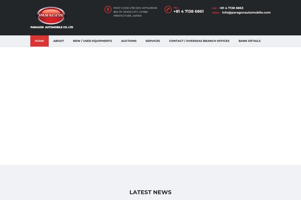 Motors theme site design template sample