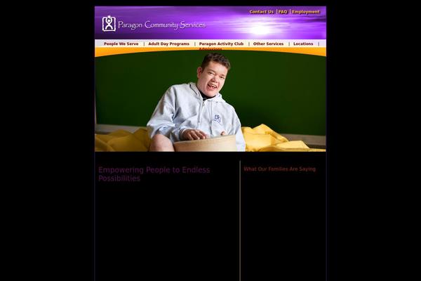 WP Framework theme site design template sample