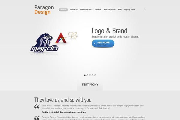Nova theme site design template sample