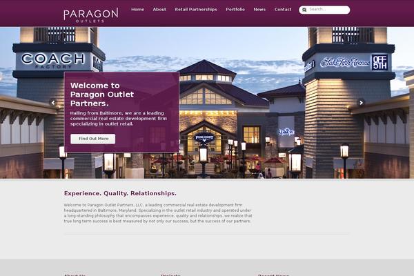Mirage theme site design template sample
