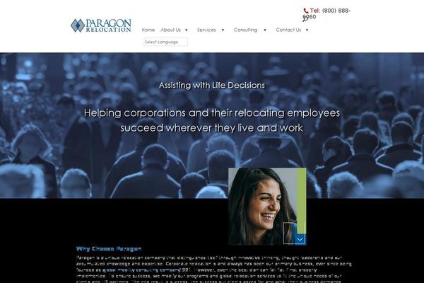 paragonrelocation.com site used Paragontheme