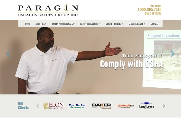 paragonsafetygroup.com site used Psg