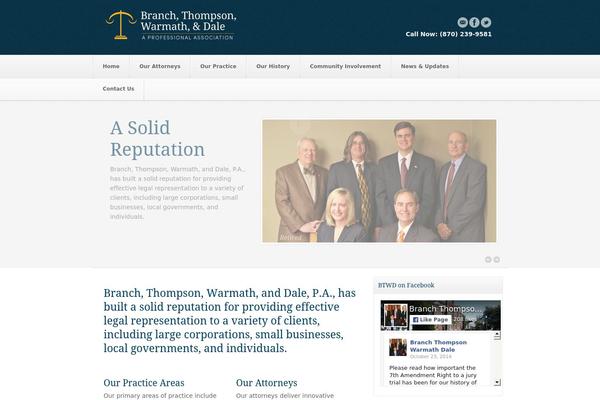 Akita theme site design template sample