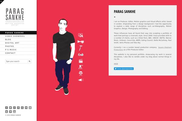 Elastico theme site design template sample