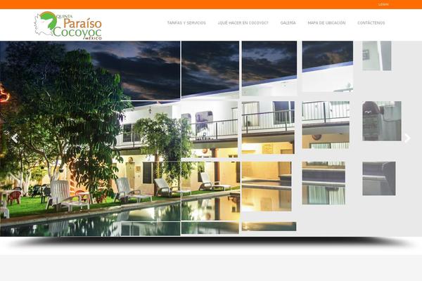 Travelo theme site design template sample