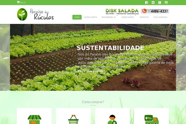 OrganicFood theme site design template sample