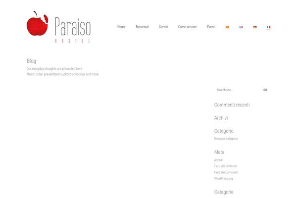 Kalium theme site design template sample