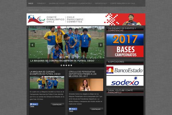 paralimpico.cl site used Nextvideo