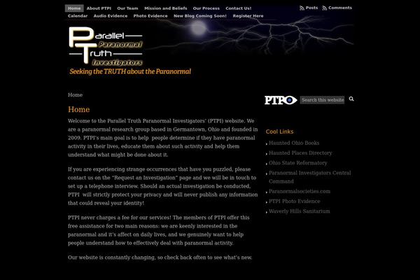paralleltruth.com site used Spooky