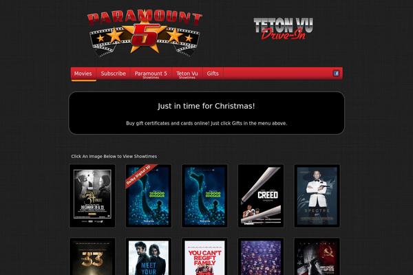 Silverscreen theme websites examples