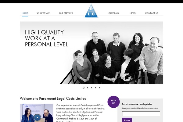 Site using Easy Smooth Scroll Links plugin
