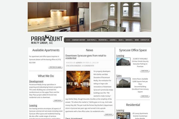 Aggregate theme site design template sample