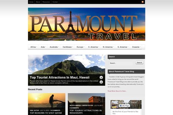 Site using Social Widget plugin