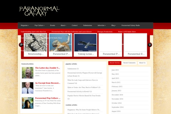 GrungeMag theme site design template sample