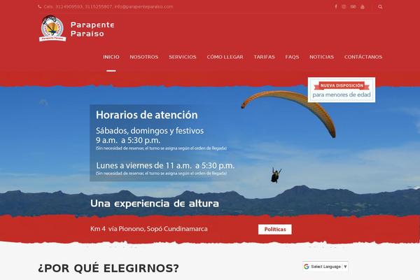 Site using Coblocks plugin