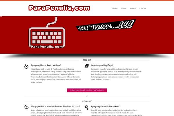 Extensio theme site design template sample