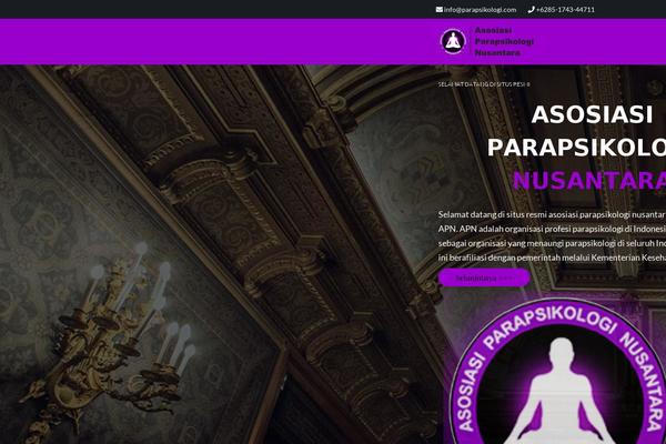 Site using Sticky-social-icons plugin