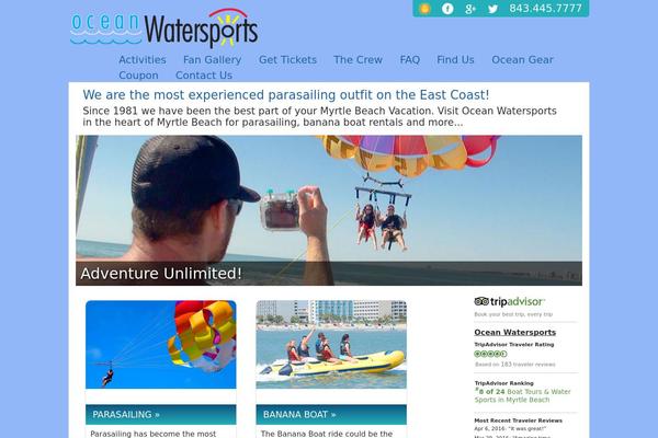Site using Alfie WP Weather plugin