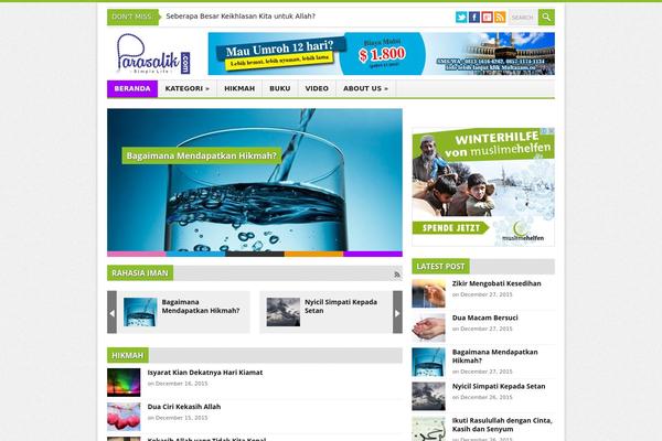 Kasep2 theme site design template sample