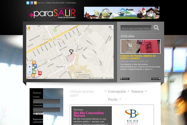 Site using Geo Mashup plugin
