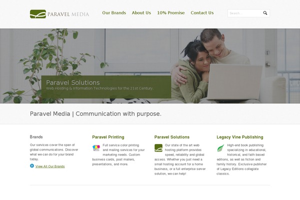 Whitelight theme site design template sample