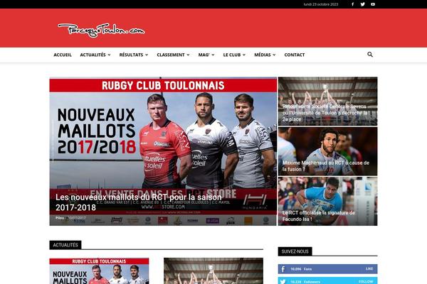 Newspaper theme site design template sample