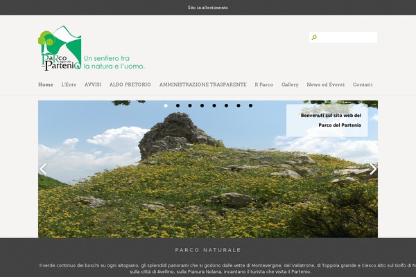 Nature theme site design template sample