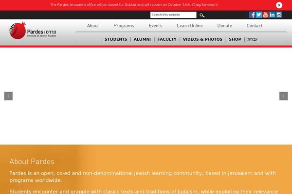 pardes.org site used Pardes
